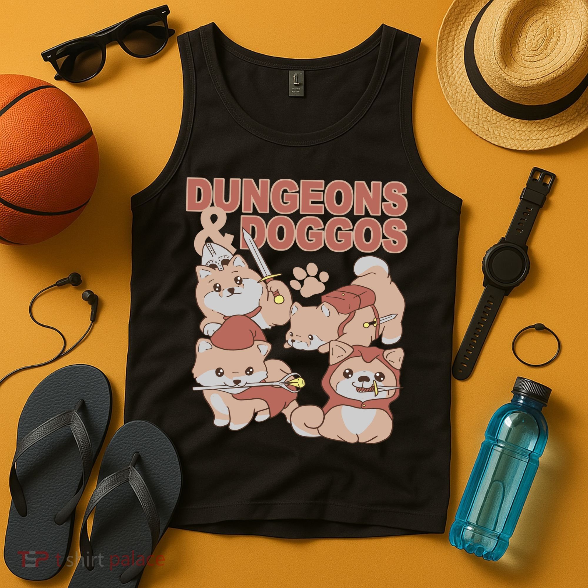 Dungeons & Doggos Cute Tank Top