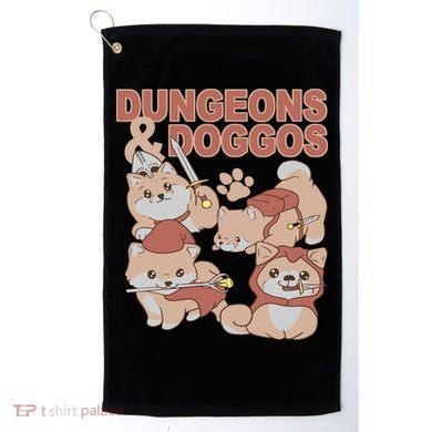 Dungeons & Doggos Cute Golf Towel
