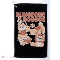 Dungeons & Doggos Cute Golf Towel thumb 0