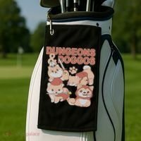 Dungeons & Doggos Cute Golf Towel thumb 2