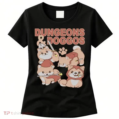 Dungeons & Doggos Cute Women's T-Shirt