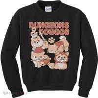 Dungeons & Doggos Cute Kids Sweatshirt thumb 0