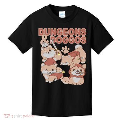 Dungeons & Doggos Cute Kids T-Shirt