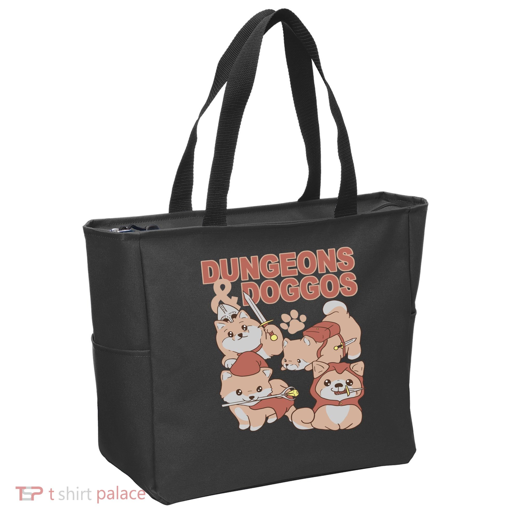 Dungeons & Doggos Cute Tote Bag
