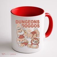 Dungeons & Doggos Cute Coffee Mug thumb 1
