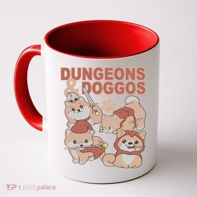 Dungeons & Doggos Cute Coffee Mug