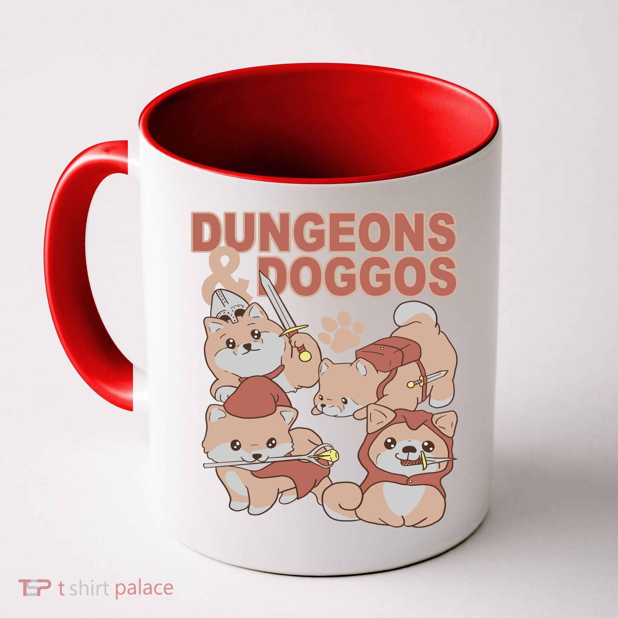 Dungeons & Doggos Cute Coffee Mug