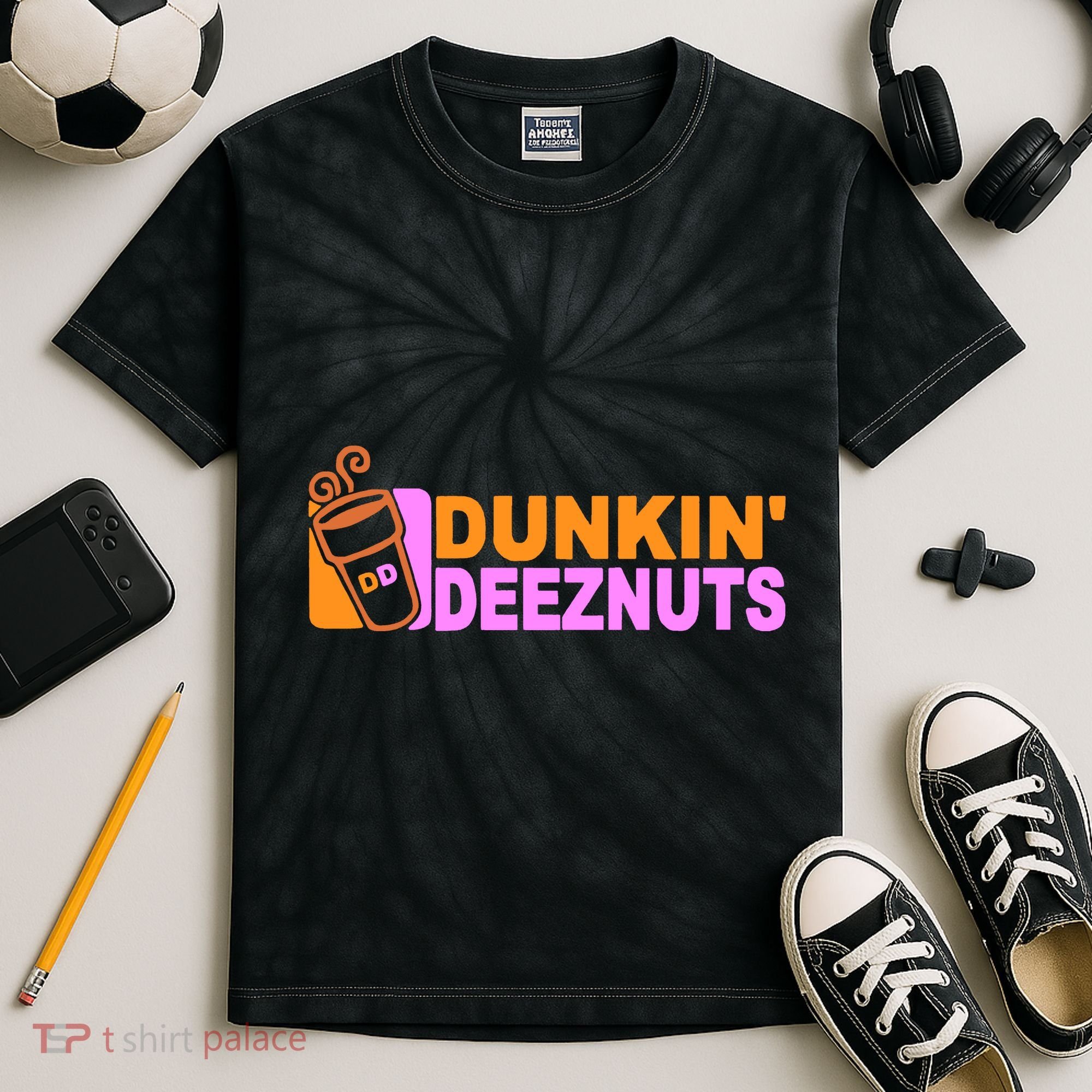 Dunkin Deeznuts Kids Tie-Dye T-Shirt