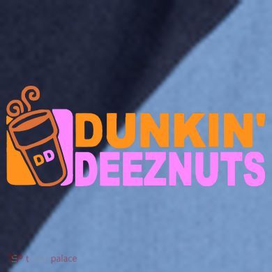 Dunkin Deeznuts Raglan Baseball Sleeve Shirt