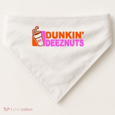 Dunkin Deeznuts USA-Made Doggie Bandana