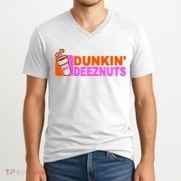Dunkin Deeznuts V-Neck T-Shirt thumb 2