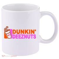 Dunkin Deeznuts 11oz C Handle Ceramic Mug thumb 0