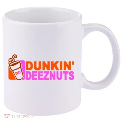 Dunkin Deeznuts 11oz C Handle Ceramic Mug