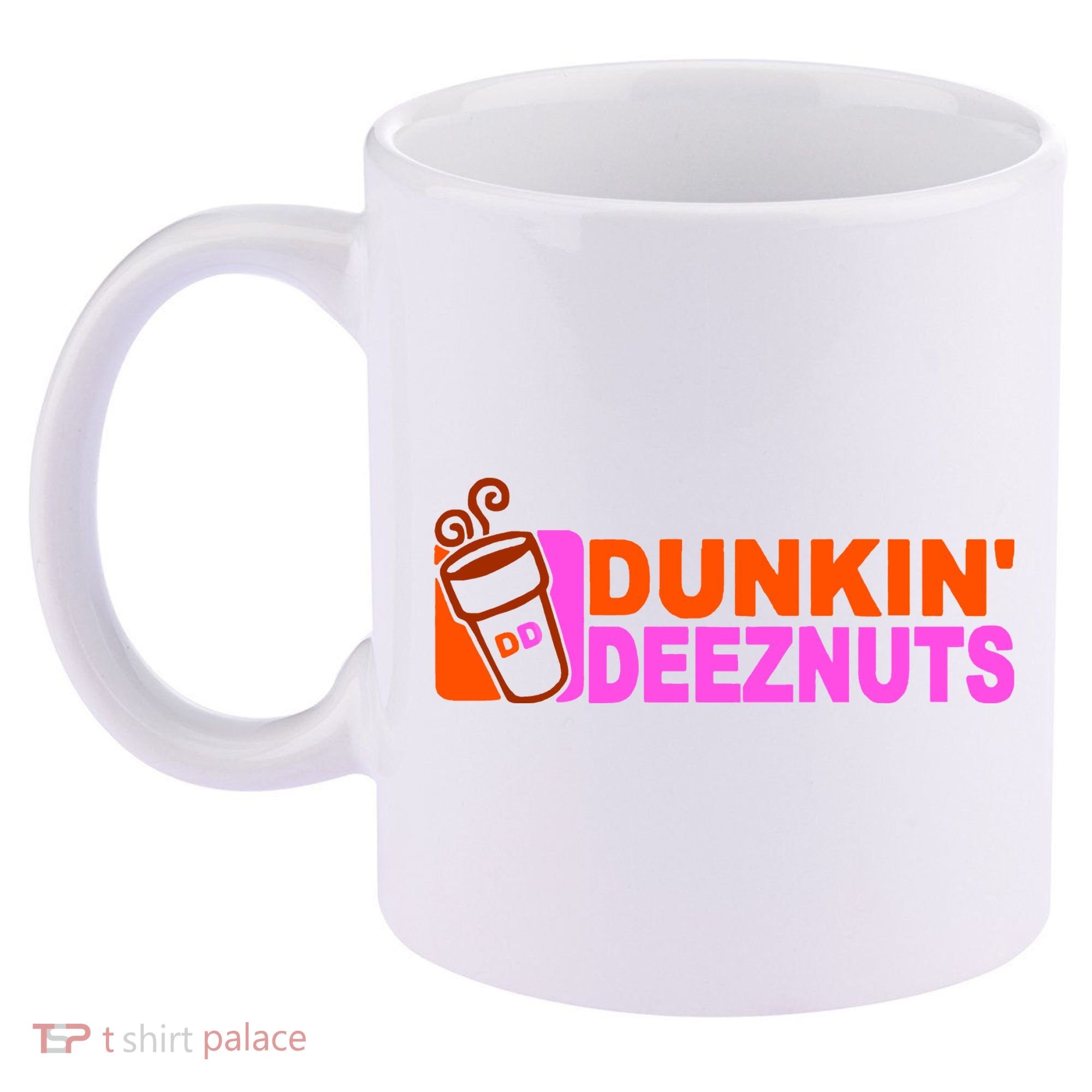 Dunkin Deeznuts 11oz C Handle Ceramic Mug