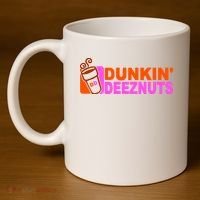 Dunkin Deeznuts 11oz C Handle Ceramic Mug thumb 4