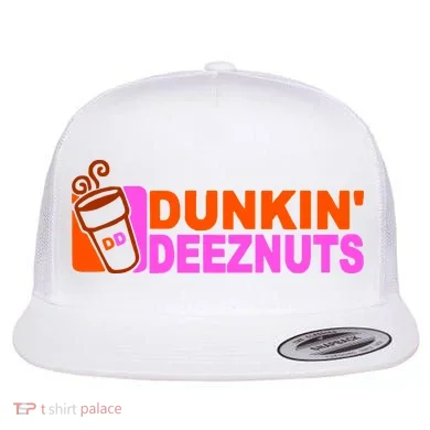 Dunkin Deeznuts Flat Bill Trucker Hat
