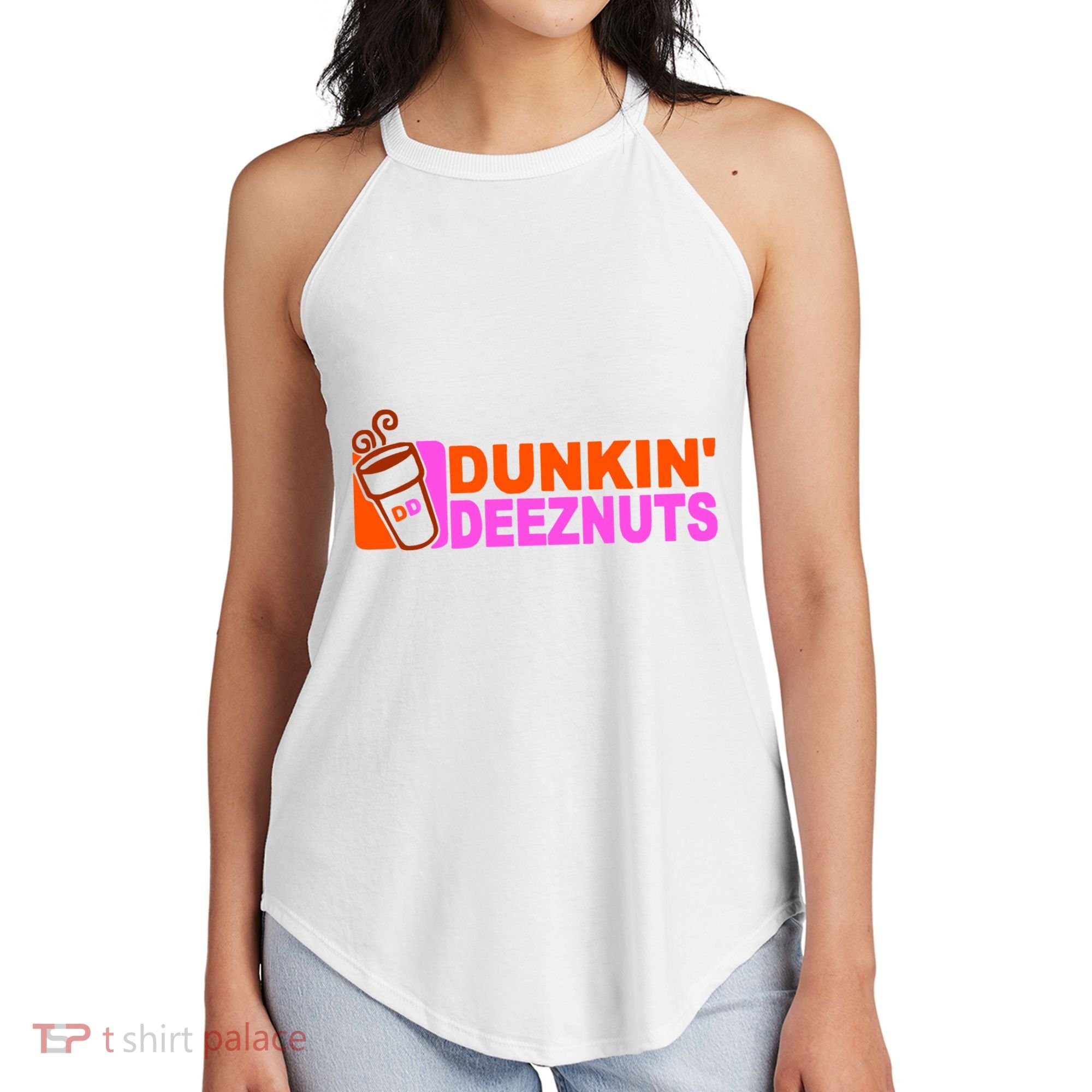 Dunkin Deeznuts Women's Perfect Tri Rocker Tank