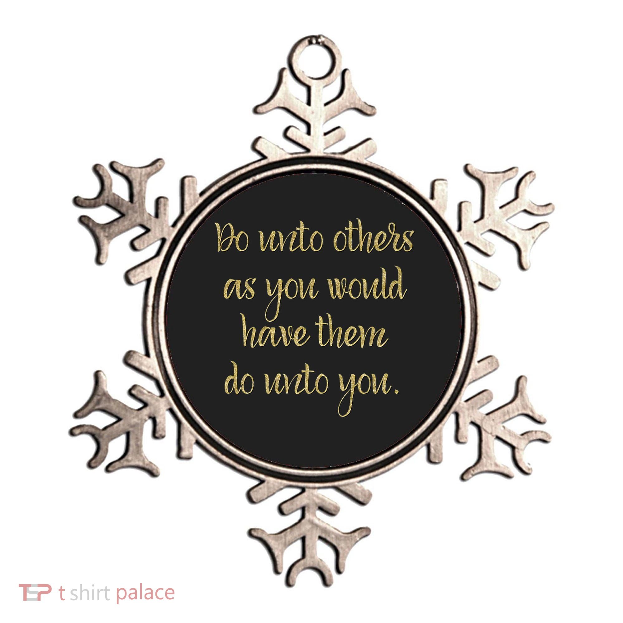 Do Unto Others Golden Rule Bible Quote Cool Gift Ornament