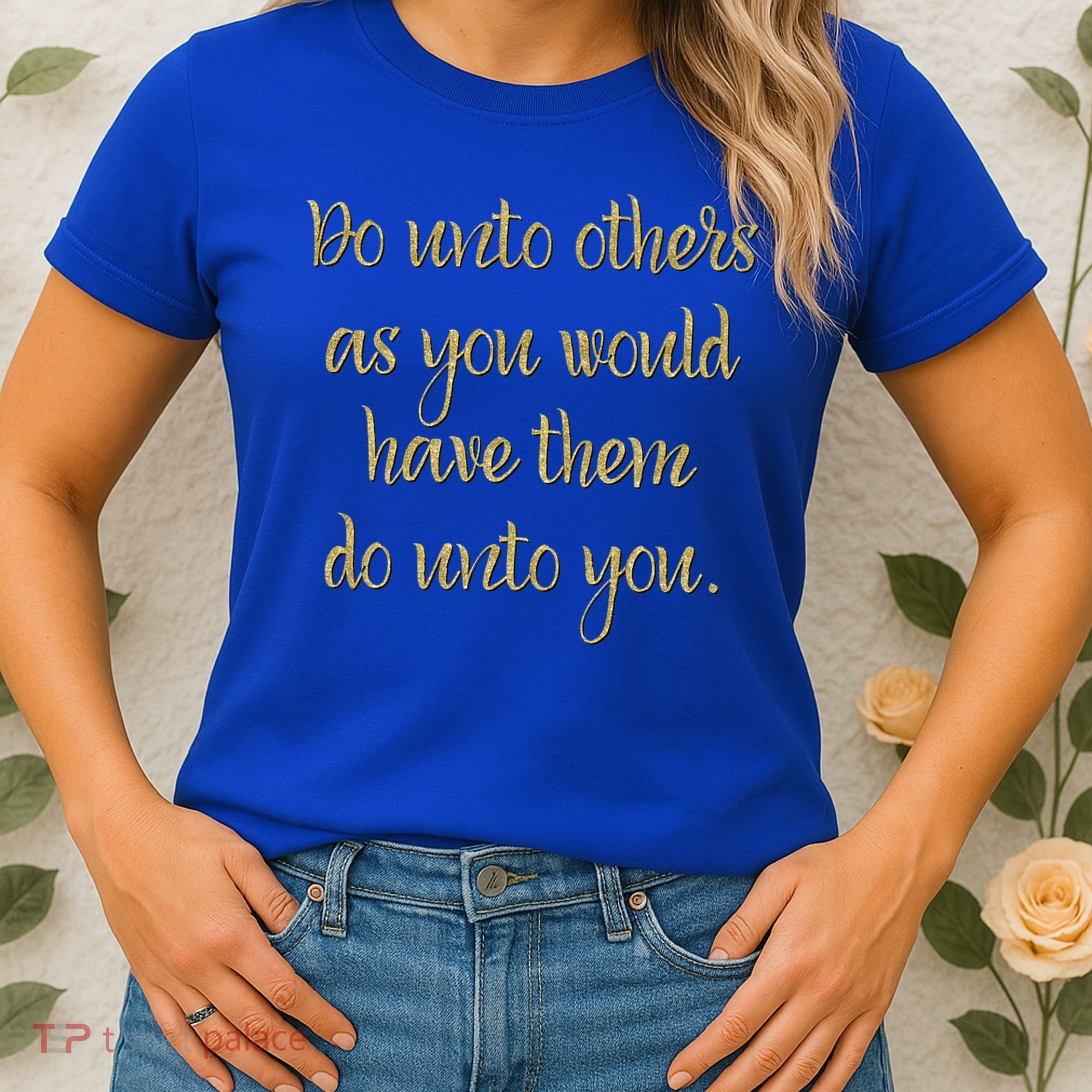 Do Unto Others Golden Rule Bible Quote Cool Gift Women's T-Shirt
