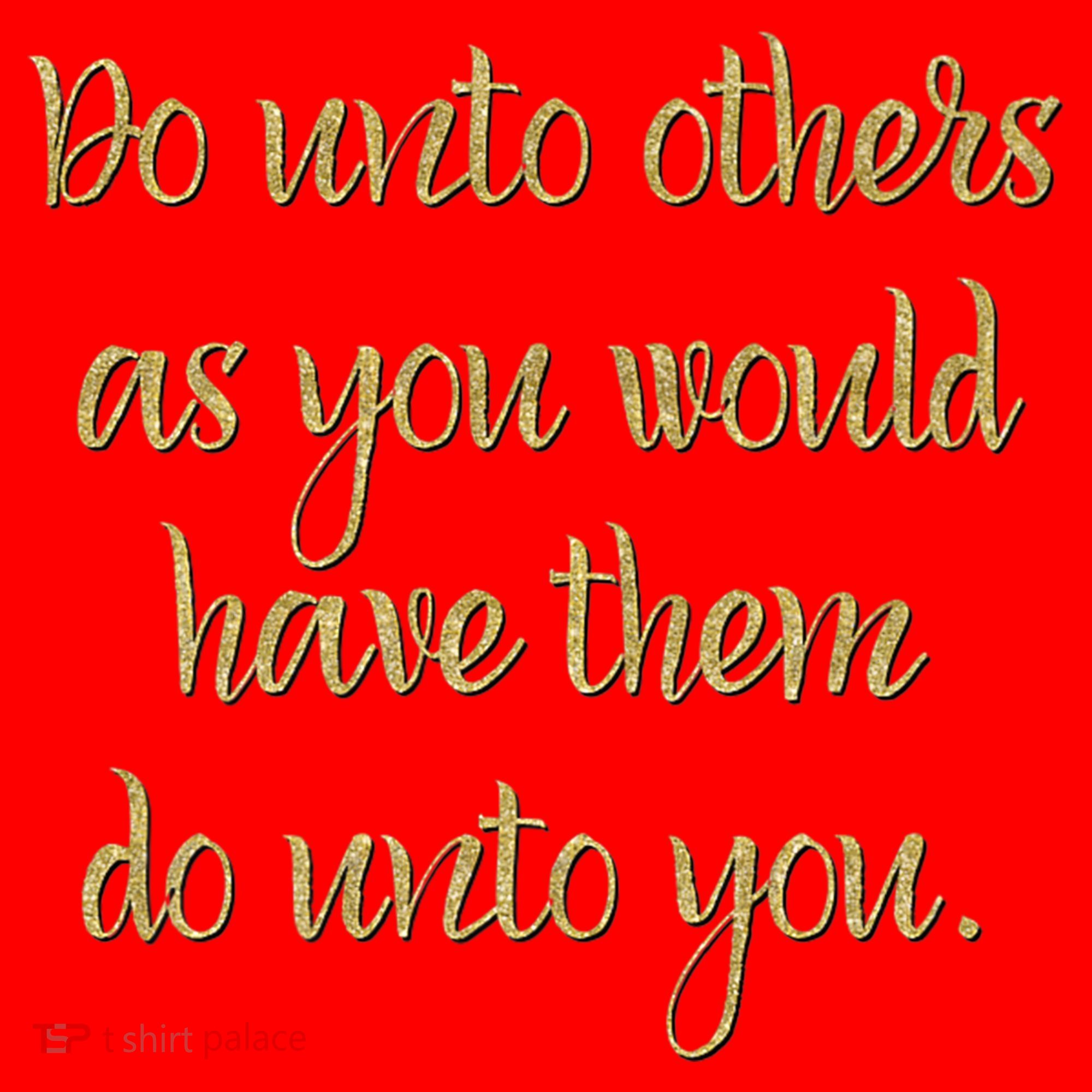 Do Unto Others Golden Rule Bible Quote Cool Gift Santa Hat