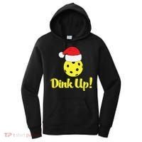 Dink Up Pickleball Christmas Santa Hat Women's Hoodie thumb 0