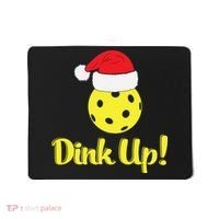 Dink Up Pickleball Christmas Santa Hat Mousepad thumb 0
