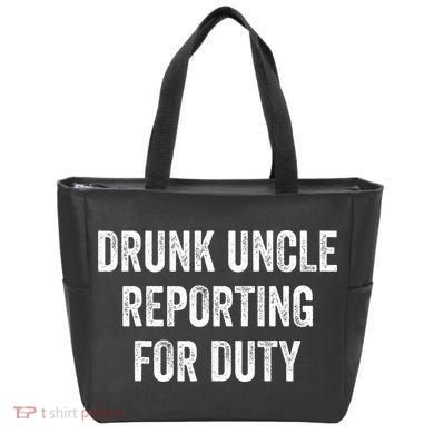 Drunk Uncle Reporting For Duty Tote Bag