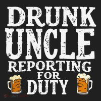 Drunk Uncle Reporting For Duty Beanie thumb 2