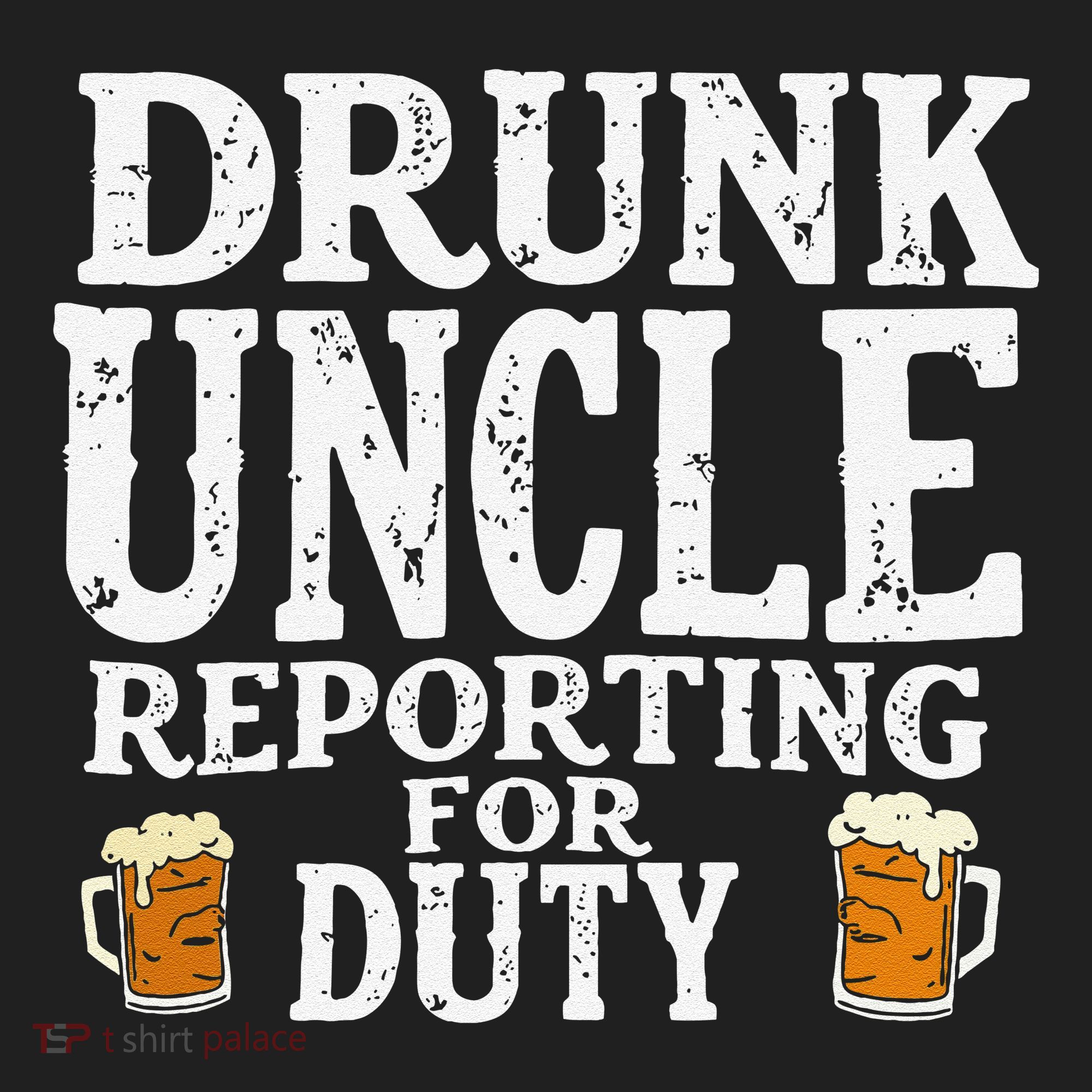 Drunk Uncle Reporting For Duty Golf Towel