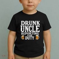 Drunk Uncle Reporting For Duty Toddler T-Shirt thumb 2