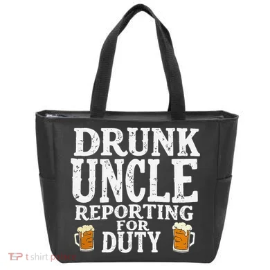 Drunk Uncle Reporting For Duty Tote Bag