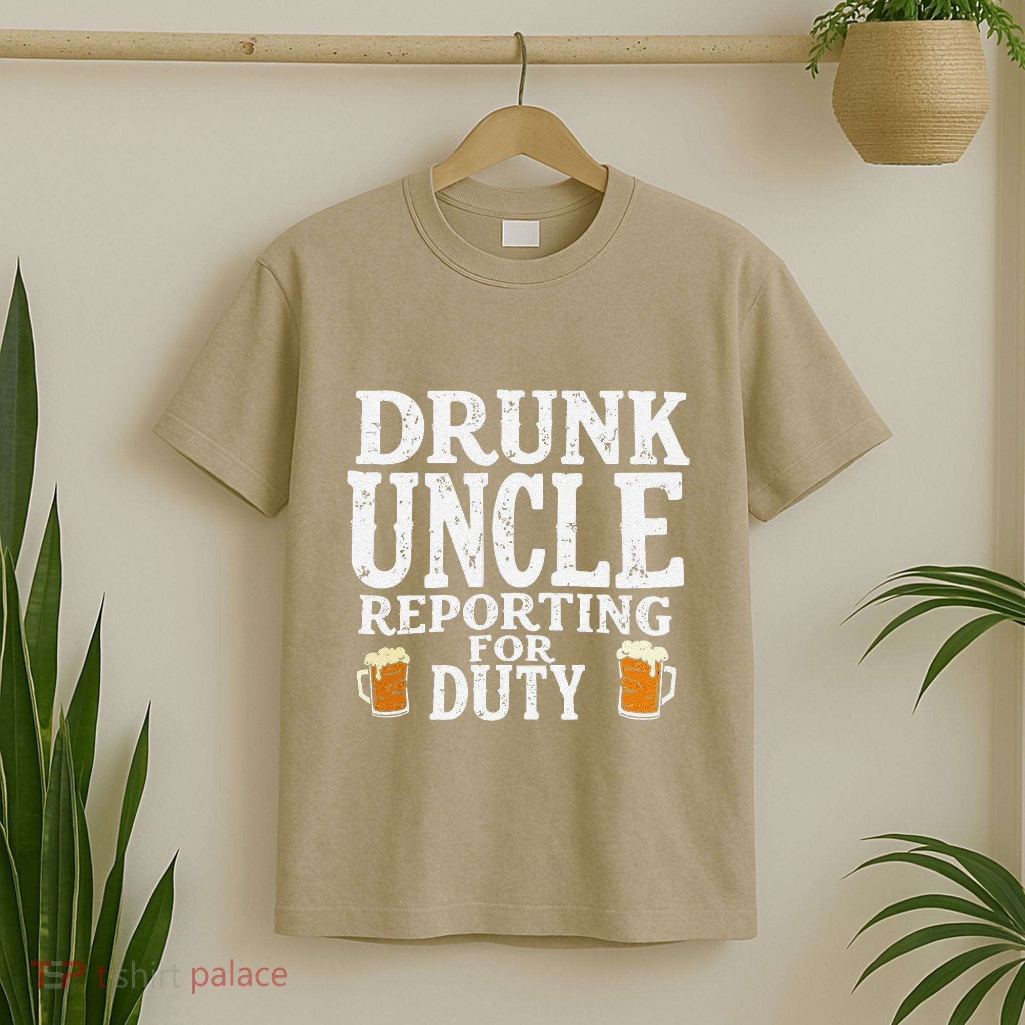 Drunk Uncle Reporting For Duty T-Shirt