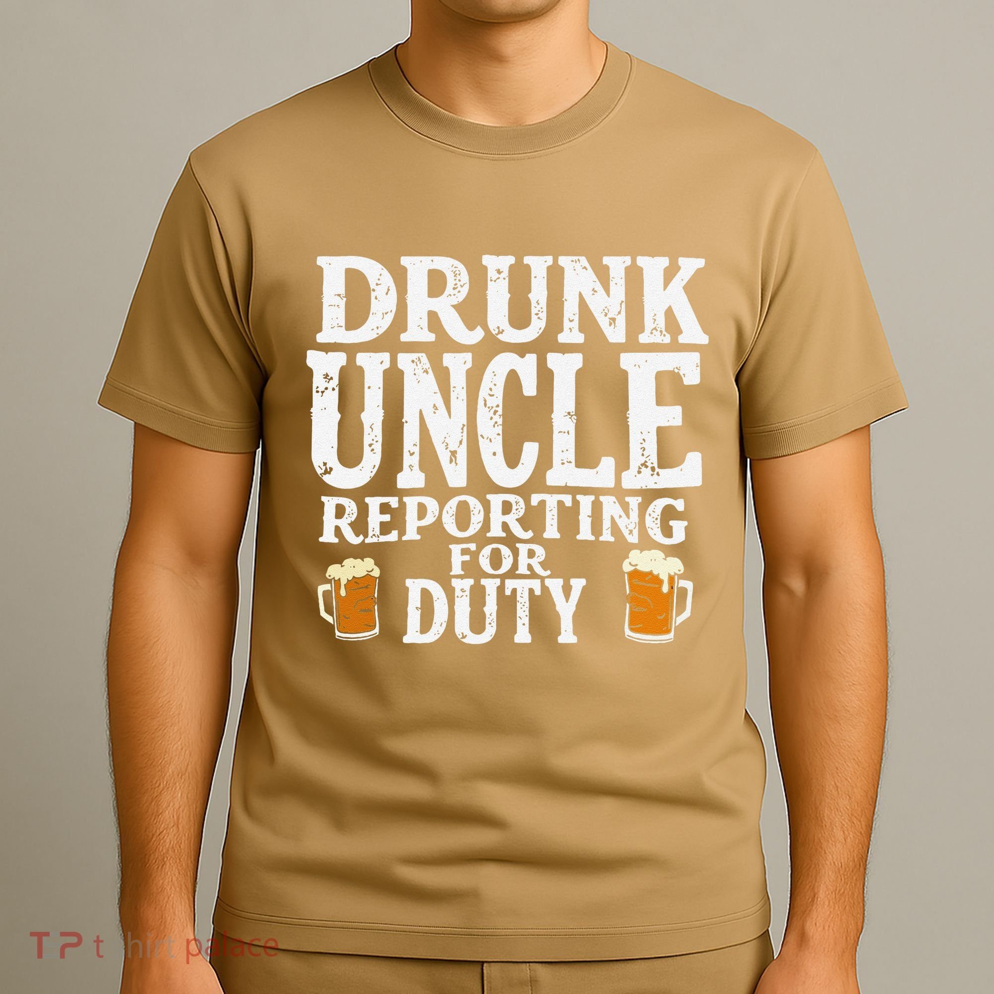 Drunk Uncle Reporting For Duty T-Shirt