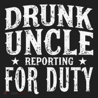 Drunk Uncle Reporting For Duty Drunk Uncle Funny Drinking Women's Sweatshirt thumb 2