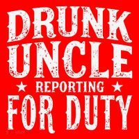 Drunk Uncle Reporting For Duty Drunk Uncle Funny Drinking Santa Hat thumb 1