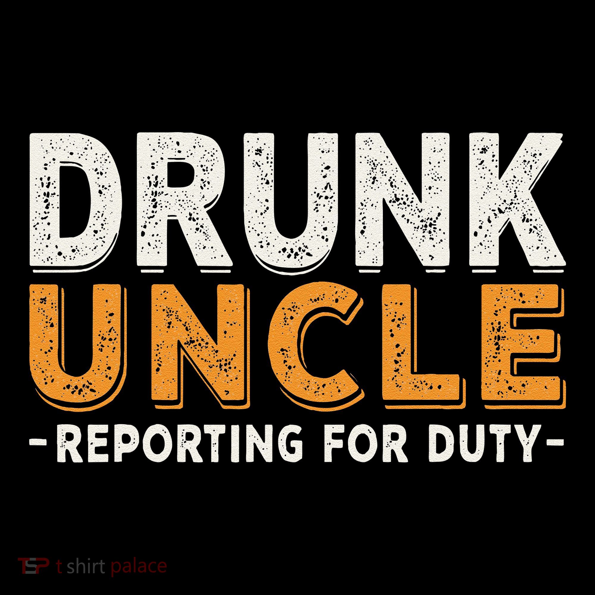 Drunk Uncle Reporting For Duty Kids Sweatshirt