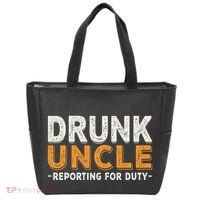 Drunk Uncle Reporting For Duty Tote Bag thumb 0