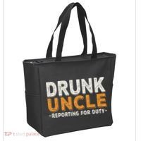 Drunk Uncle Reporting For Duty Tote Bag thumb 2