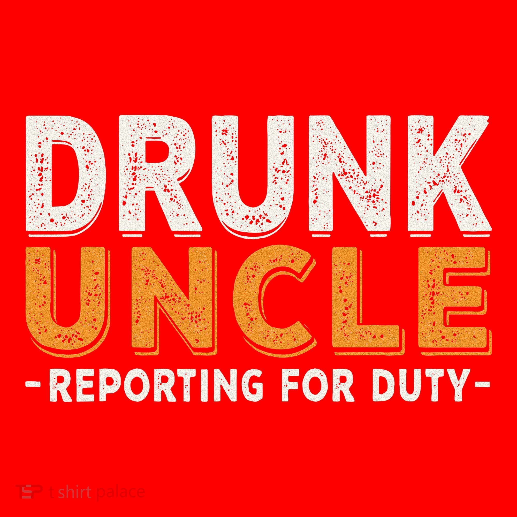 Drunk Uncle Reporting For Duty Santa Hat