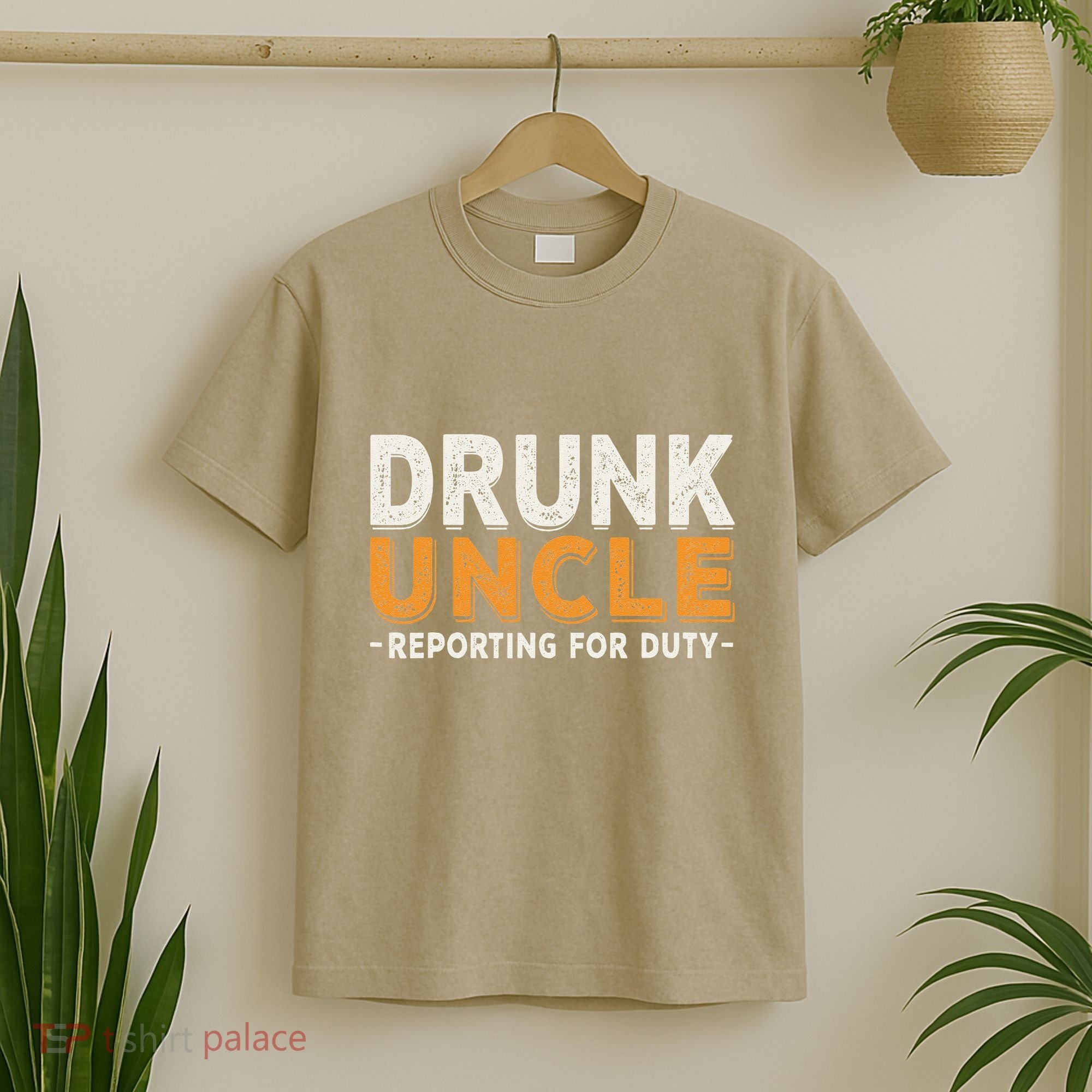 Drunk Uncle Reporting For Duty T-Shirt