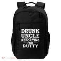 Drunk Uncle Reporting For Duty Backpack thumb 0