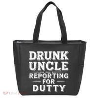 Drunk Uncle Reporting For Duty Tote Bag thumb 0