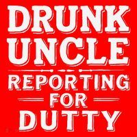 Drunk Uncle Reporting For Duty Santa Hat thumb 1