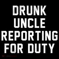 Drunk Uncle Reporting For Duty Backpack thumb 2