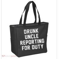 Drunk Uncle Reporting For Duty Tote Bag thumb 2