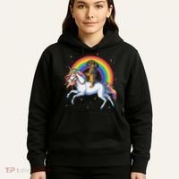 Dachshund Unicorn Space Galaxy Rainbow Dog Hoodie thumb 5