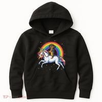 Dachshund Unicorn Space Galaxy Rainbow Dog Kids Hoodie thumb 0