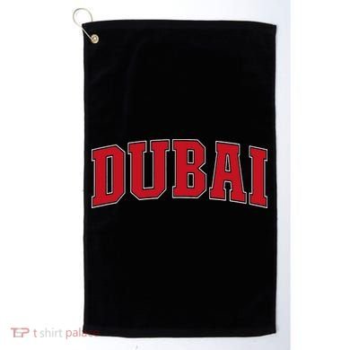 Dubai Uae Souvenir For Proud Emiratis Lovers Dubai Golf Towel