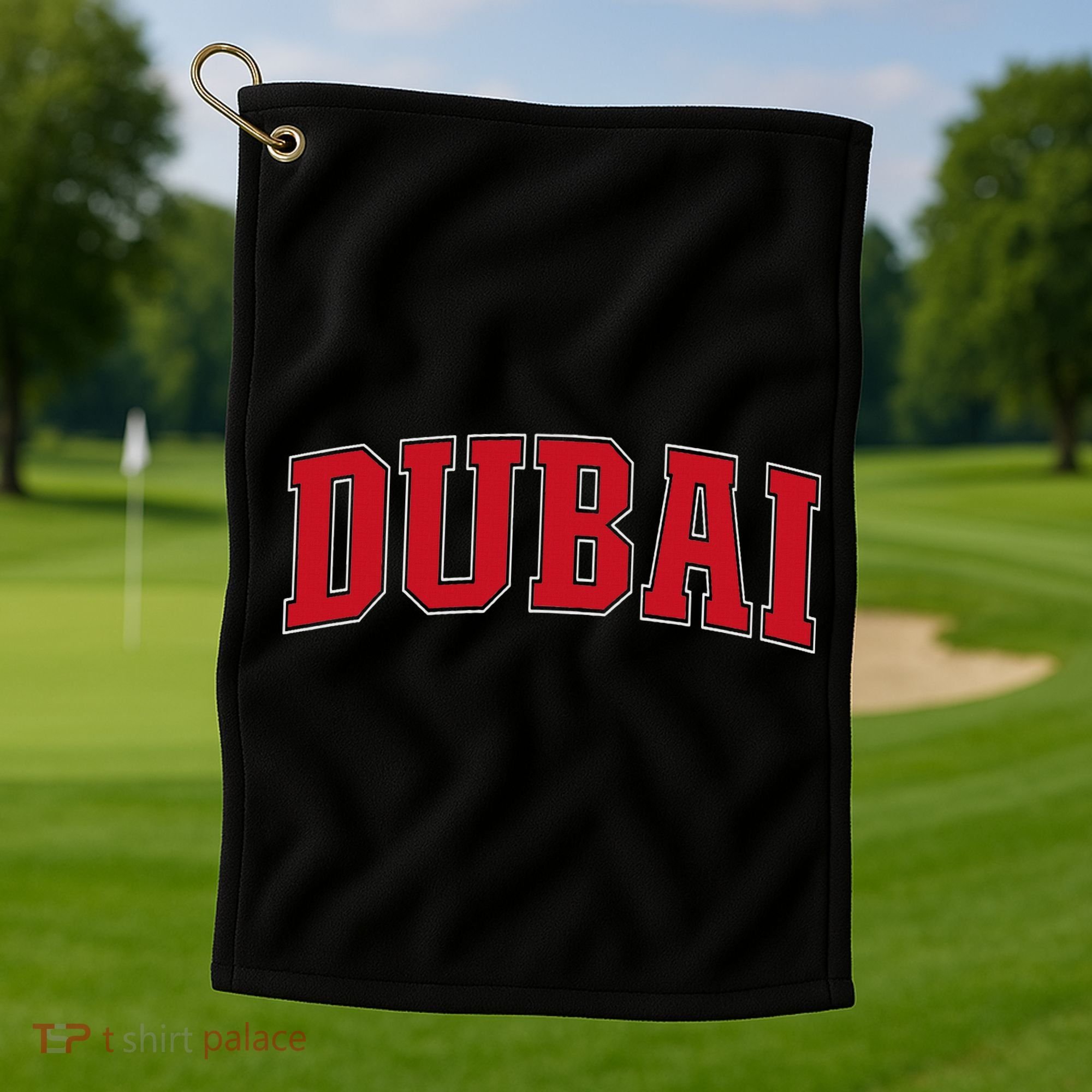 Dubai Uae Souvenir For Proud Emiratis Lovers Dubai Golf Towel