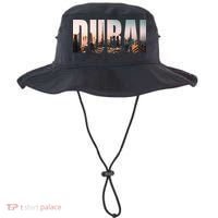 Dubai UAE Skyline Urban Photography Font Bucket Hat thumb 0